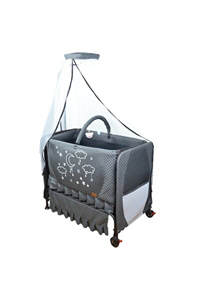 Happy Baby Elit Lüks Konfor Beşik - Portatif - Sallanabilir - Silinebilir - Anne Yanı Bebek Besik