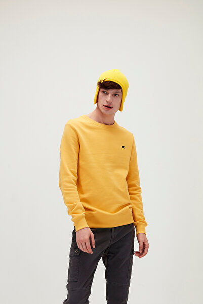 Bad Bear PRESAGE CREWNECK NAKIŞLI SWEATSHIRT - HARDAL - L - ST05352-HARDAL-L