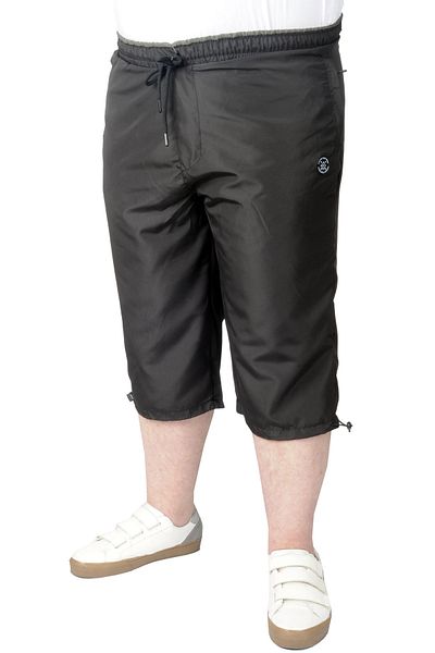ModeXL Pantaloni scurți de baie pentru bărbați, mărimea mare, negri - Mode XL 21450 lungi