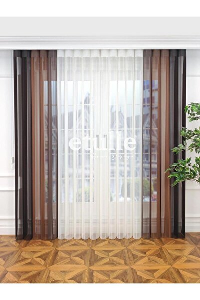 Etulle Columbia - Yeni Nesil Akıllı Dikey Tül Zebra Perde