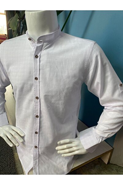 CLASSO Cotton Prevailing Collar Sleeve Epaulets Shirt