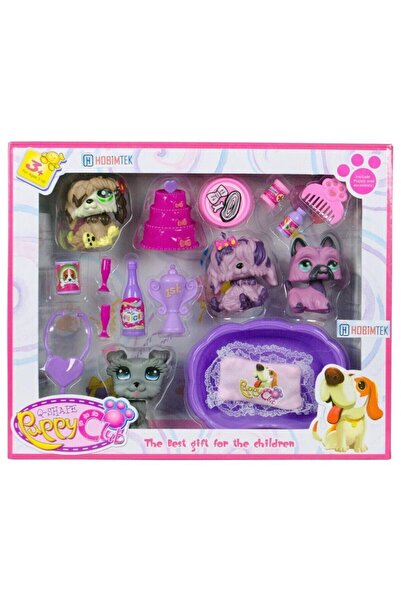 cstars Cheerful Minis 17 Piece Toy Set with 4 Figures V2