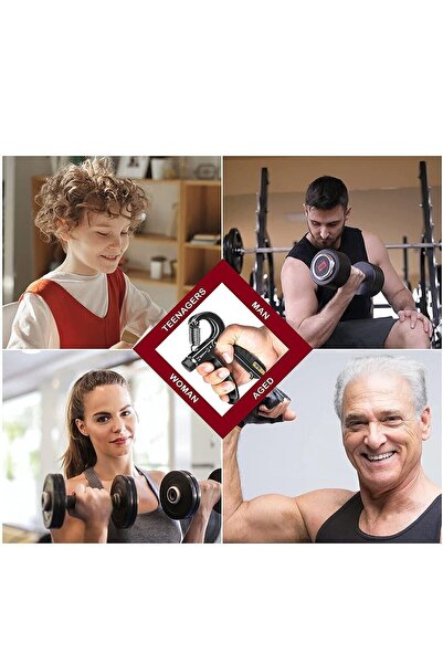 Ultio Spor Orijinal Sayaçlı El Yayı 60 Kg - 5 Kg Ayarlanabilir 1 Adet El Yayı Bilek Kas Güçlendirici