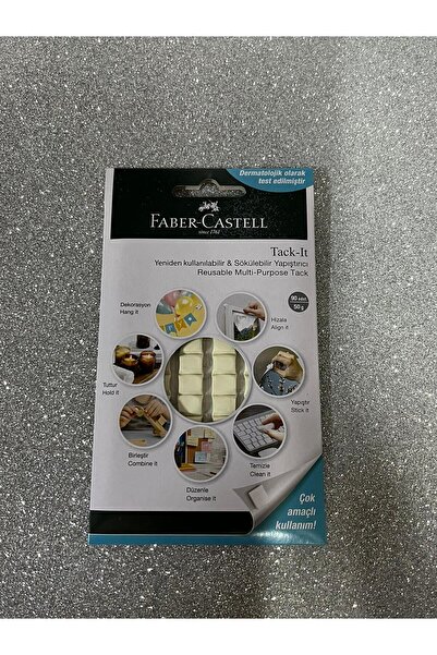 Faber Castell Faber Çok Amaçlı Beyaz Hamur Yapıştırıcı Patafix 90 Adet Tack - It