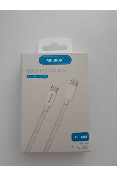 İphone 1.5m N-CB12 Type-c To Type-c 60W PD Kablo  Uyumlu