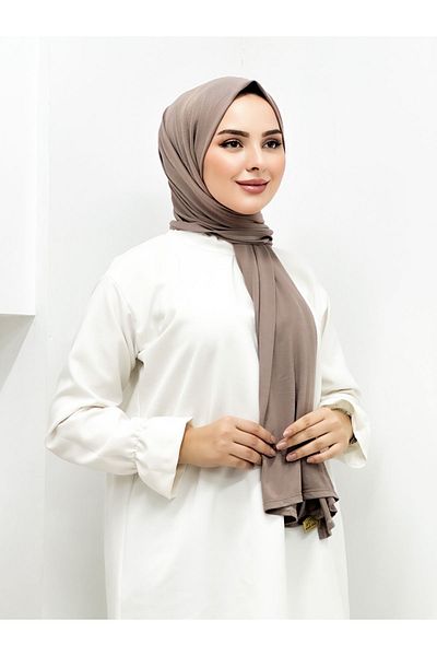 Efdal.accessory Памучен шал Efdal с цвят на норка