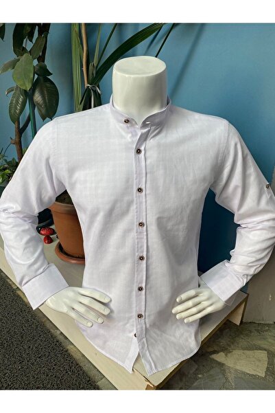 CLASSO Cotton Prevailing Collar Sleeve Epaulets Shirt