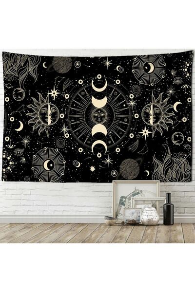 Köstebek سجادة حائط بعكس القمر والشمس مقاس 70 × 100 سم