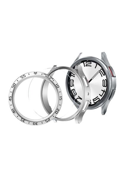 Nezih Case Samsung Galaxy Watch 6 Classic 47mm متوافق مع 360 حافظة رياضية كاملة الحماية وواقي شاشة