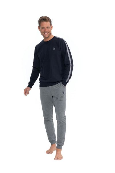U.S. Polo Assn. Η.Π.Α. Polo Assn. Ανδρικά ρούχα για το σπίτι - Navy Blue, 025KNW.18B.8C.LY1.DE4.KMEK.2311