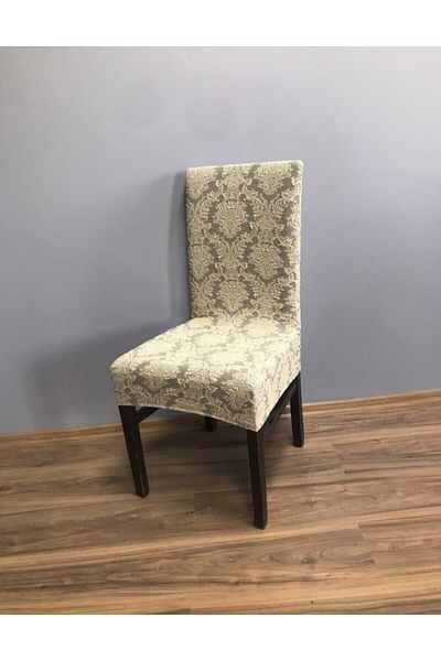 FurkanTicaret 1 брой жакардов калъф за стол без пола - калъф
