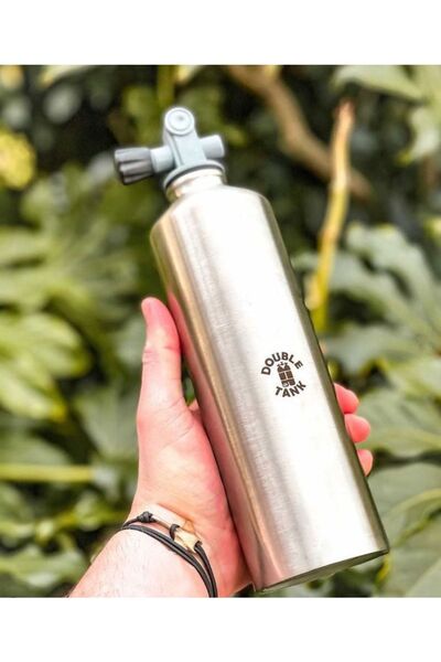 Double Tank زجاجة مياه تحت عنوان أنبوب الغوص