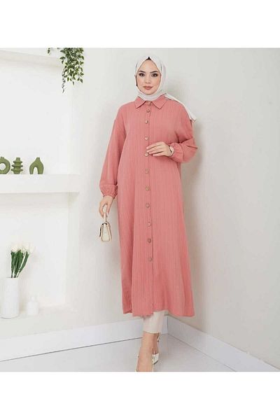 Tegoe Buttoned Stylish Tunic