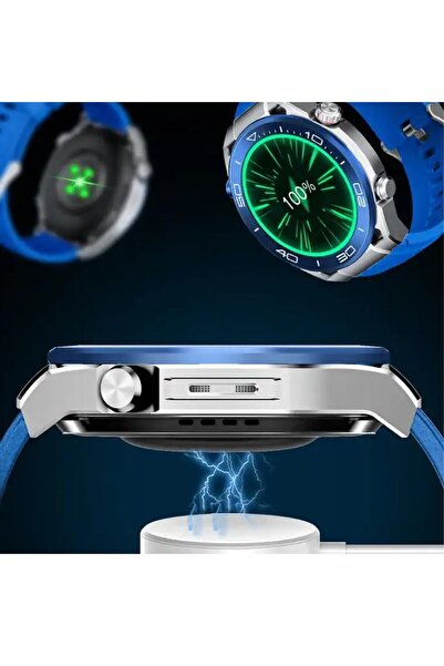 PREPARE Watch Sk4-sp4 Akıllı Saat 1,62inç 49mm Ip67 Uyumlu Full Hd Ekran Sesli Arama Nfc 2 Kordonlu