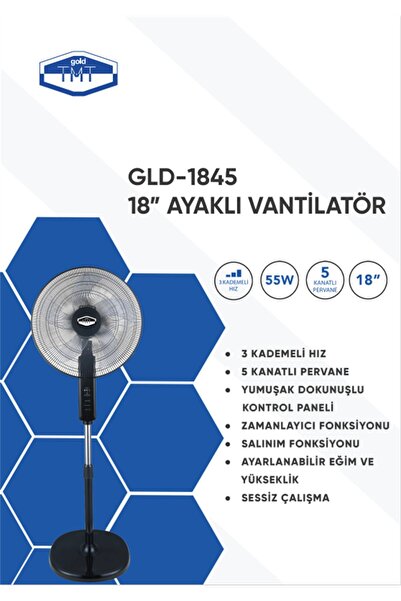 TMT Gold TMT GLD-1845 18''AYAKLI VANTİLATÖR