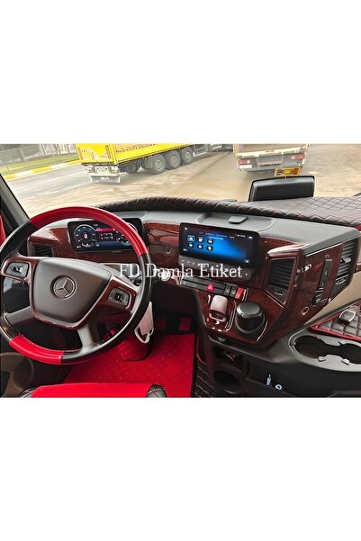 ODAC TUNING Mercedes Actros 2021 Torpido, Konsol, Trim, Göğüs Maun Kaplama Ma...