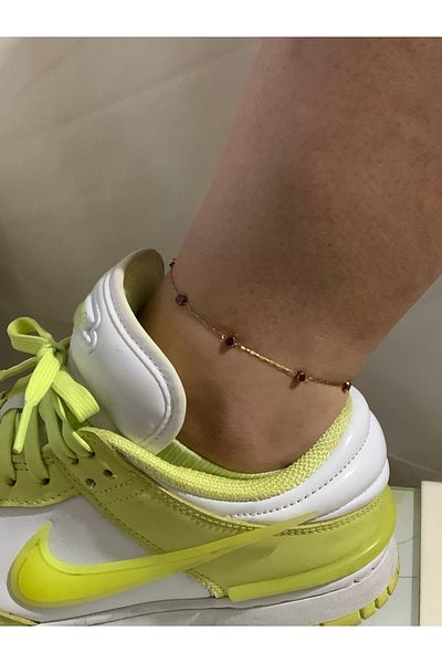 azra takı tasarım Women's Handmade - Gold Anklet