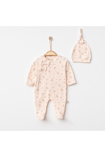 Little Baby ثوب فضفاض للأطفال مزين بالزهور العضوية