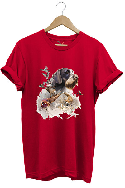 WİDİ HUNTER Hunting Sa deznom Premium Regular Fit T-shirt - 100% pamuk, Lov n...