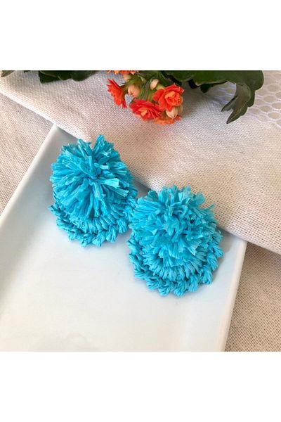 By G Tasarım Straw Design Earrings
