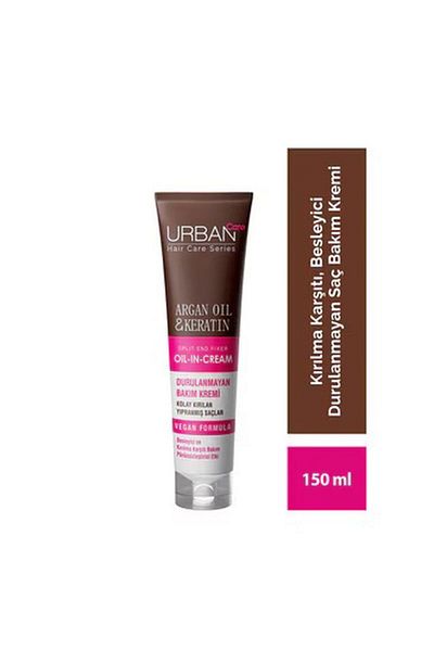 Urban Care Argan Oil and Keratin - Leave-in Hair Care Cream 150 ml