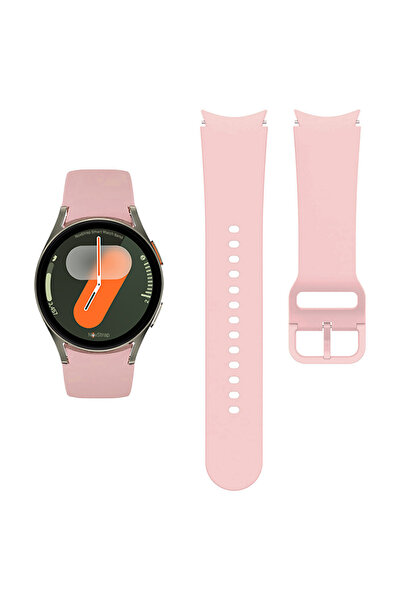 NovStrap Samsung Galaxy Watch 7 6 5 Pro 4 Fe 40 42 43 44 45 46 47 Mm Uyumlu Kordon Tam Kapatan Pimli Silikon