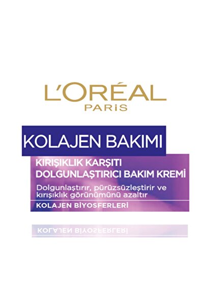 L'Oreal Paris Kolajen Bakımı Kırışıklık Karşıtı Günlük Bakım Kremi 50ML