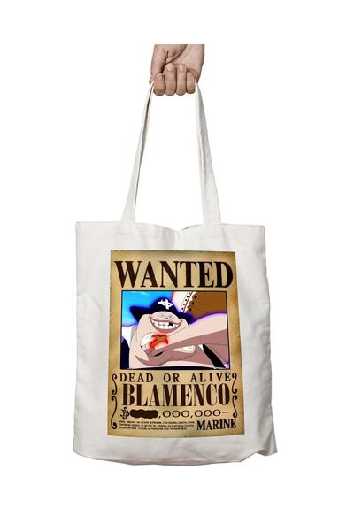ART HEDİYE Blamenco Anime Wanted - حقيبة تدوم طويلاً وقابلة للغسل على الجانبين
