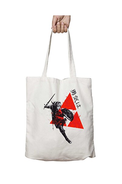 ART HEDİYE Legend Of Zelda Red Sun Hyrule - Двостороння сумка з постійним при...