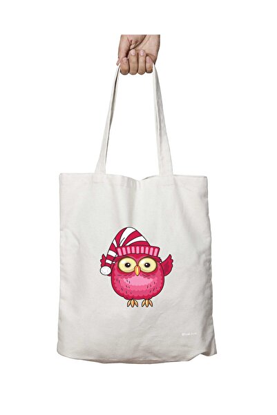 ART HEDİYE نمط البومة البومة - حقيبة مطبوعة قابلة للغسل ودائمة