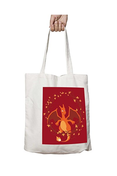 ART HEDİYE Pokemon Charmander - Двосторонній мішок з постійним принтом, що мо...