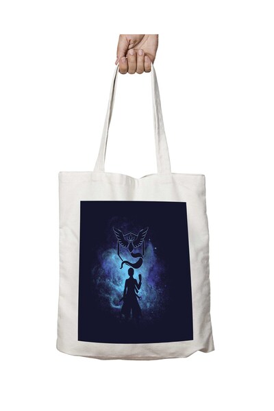 ART HEDİYE بوكيمون جو بلانش ميستيك آرت - حقيبة كتف مطبوعة دائمة قابلة للغسل، ...