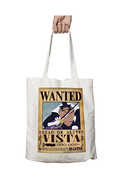 ART HEDİYE Wanted Vista Anime - حقيبة كتف مطبوعة على الجانبين وقابلة للغسل