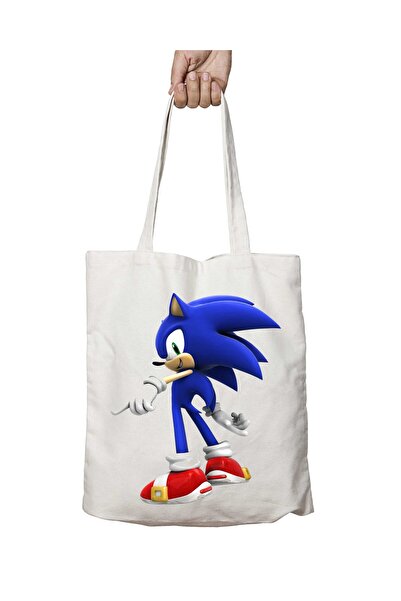 ART HEDİYE حقيبة سونيك أوردا قابلة للغسل مطبوعة على الجانبين