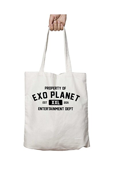 ART HEDİYE EXO Planet Чорна пральна сумка - двосторонній постійний принт