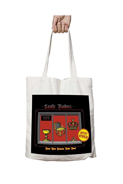 ART HEDİYE Wolfenstein Old Blood - Castle Raiders Двостороння сумка з постійн...