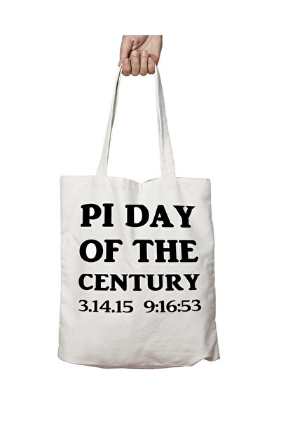 ART HEDİYE PI Day Of The Century - حقيبة قابلة للغسل مطبوعة على الجانبين