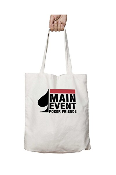 ART HEDİYE الحدث الرئيسي لأصدقاء البوكر - حقيبة قابلة للغسل مطبوعة على الجانبين