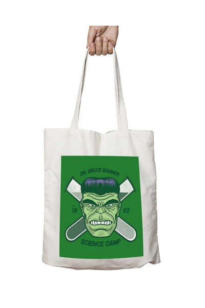 ART HEDİYE دكتور بروس بانر 1962 هالك ساينس - حقيبة كتف مطبوعة دائمة قابلة للغسل