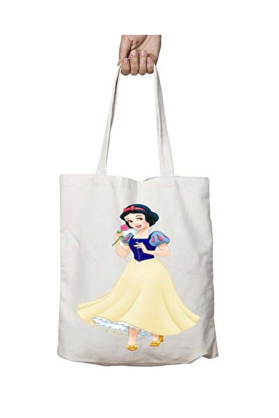 ART HEDİYE Snow-White-PNG-Pic - Washable School and Beach Bag, Two Sides Perm...