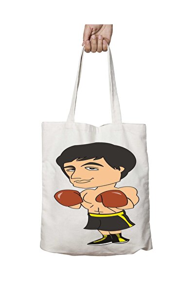 ART HEDİYE روكي بالبوا أبولو II - حقيبة كتف قابلة للغسل، طباعة دائمة