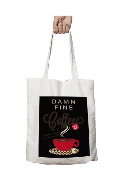 ART HEDİYE Twin Peaks Damn Fine Coffee - Χρώμα καφέ, μόνιμη στάμπα δύο όψεων ...