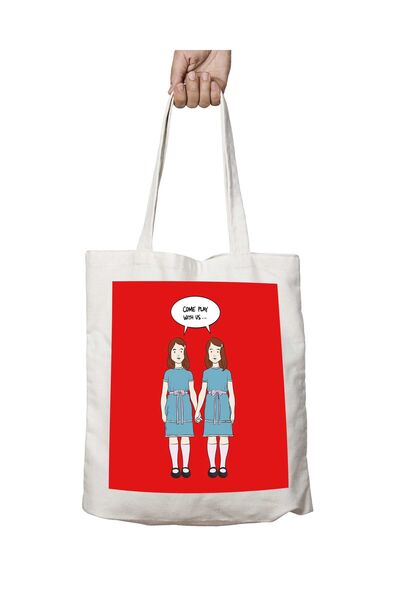 ART HEDİYE GradY Twins PlaYer Two Sided Permanent Printed Washable Bag