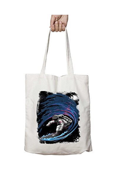 ART HEDİYE Space Ski Astronaut Stars - Two Sides Permanent Printed, Washable ...