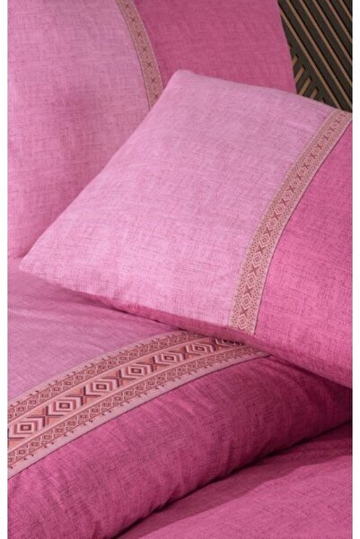 Blue Home Soleyy Premium Obrubljeni Ranforce Bračni Set posteljine Soley