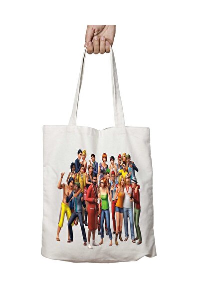 ART HEDİYE Sims II - Washable Printed Permanent Bag