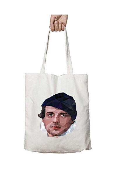 ART HEDİYE روكي 1 بولي رامبو بيكسل - حقيبة كتف مطبوعة دائمة قابلة للغسل