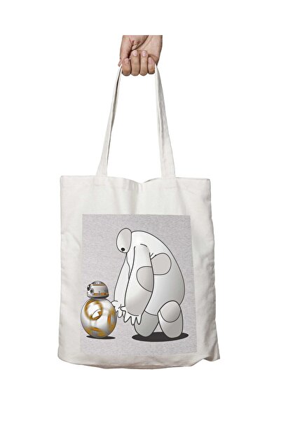 ART HEDİYE Big Hero 6 Star Wars Washable Bag - Fast Friend, Two Sides Permane...