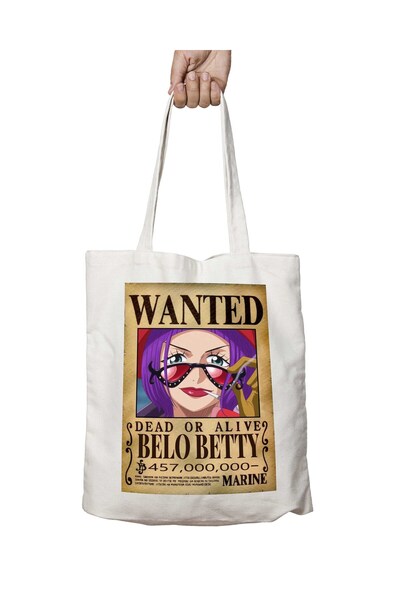 ART HEDİYE Wanted Belo Betty Anime - حقيبة مطبوعة قابلة للغسل على الجانبين