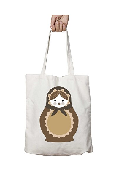 ART HEDİYE Matryoshka v4 009 - Dvostrana trajna B Štampano W Perivo torba za ...